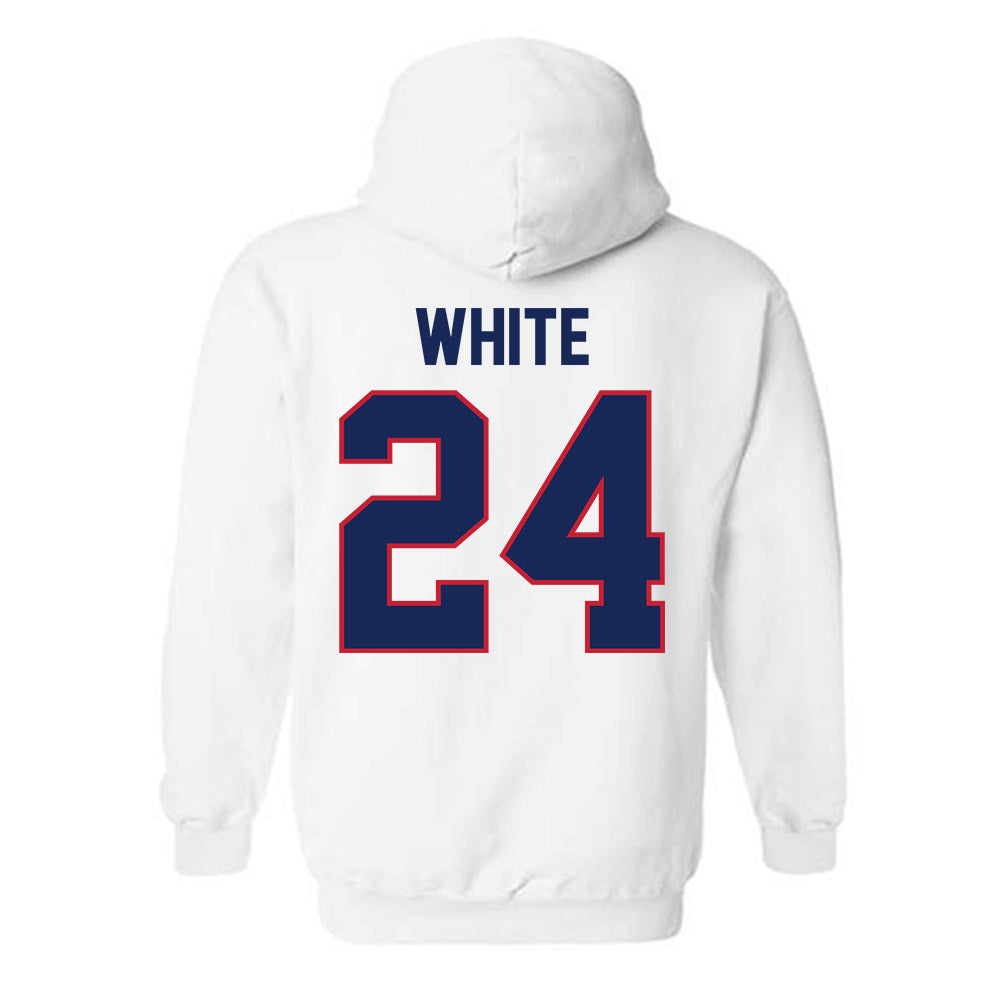 Arizona - NCAA Baseball : Mason White - Hooded Sweatshirt Sports Shersey