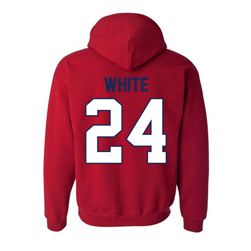Arizona - NCAA Baseball : Mason White - Hooded Sweatshirt Sports Shersey