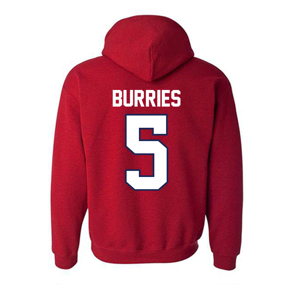 Arizona - NCAA Men's Basketball : Brayden Burries - Sports Shersey Hooded Sweatshirt-1