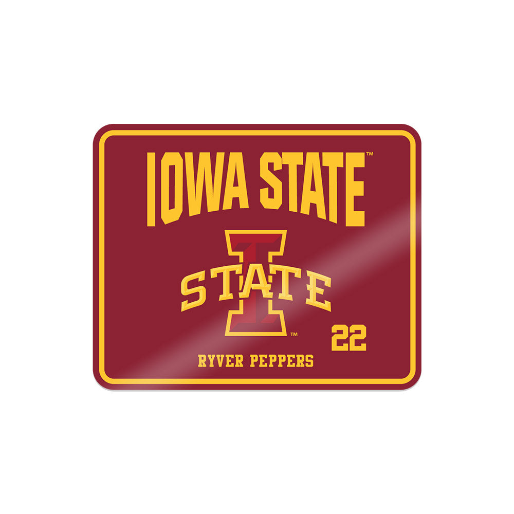 Iowa State - NCAA Football : Ryver Peppers - Sticker-0