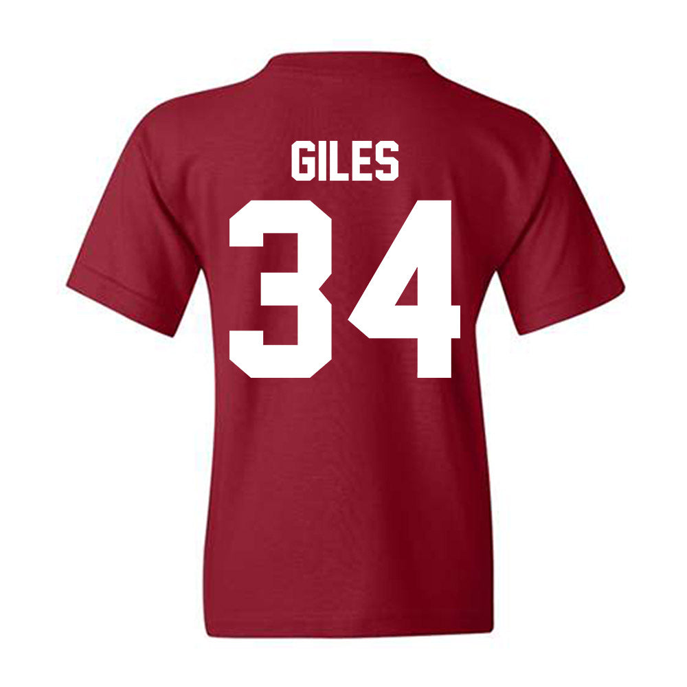 Alabama - NCAA Softball : Marlie Giles - Classic Shersey Youth T-Shirt-1