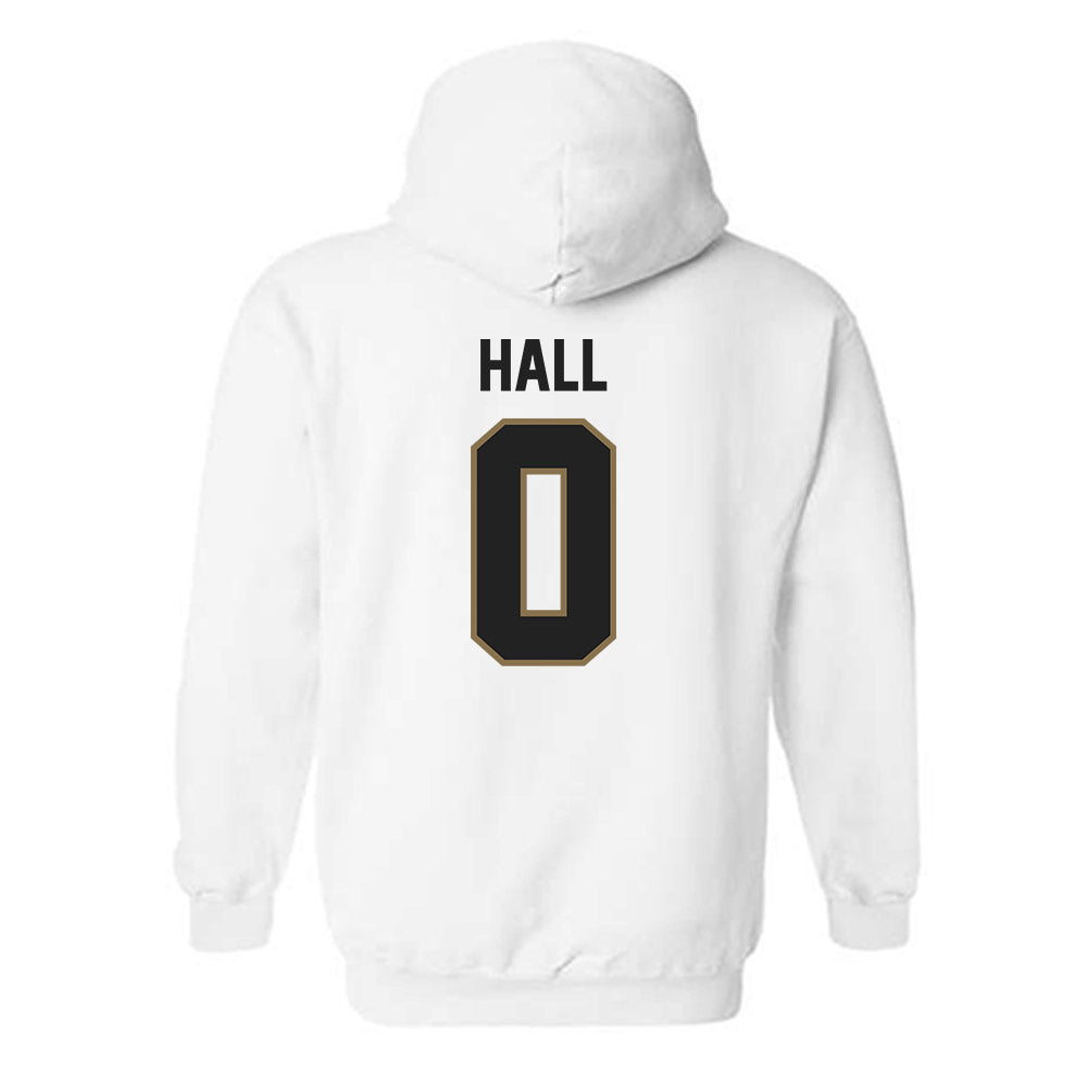 Texas State - NCAA Men's Basketball : Dj Hall - Hooded Sweatshirt-1