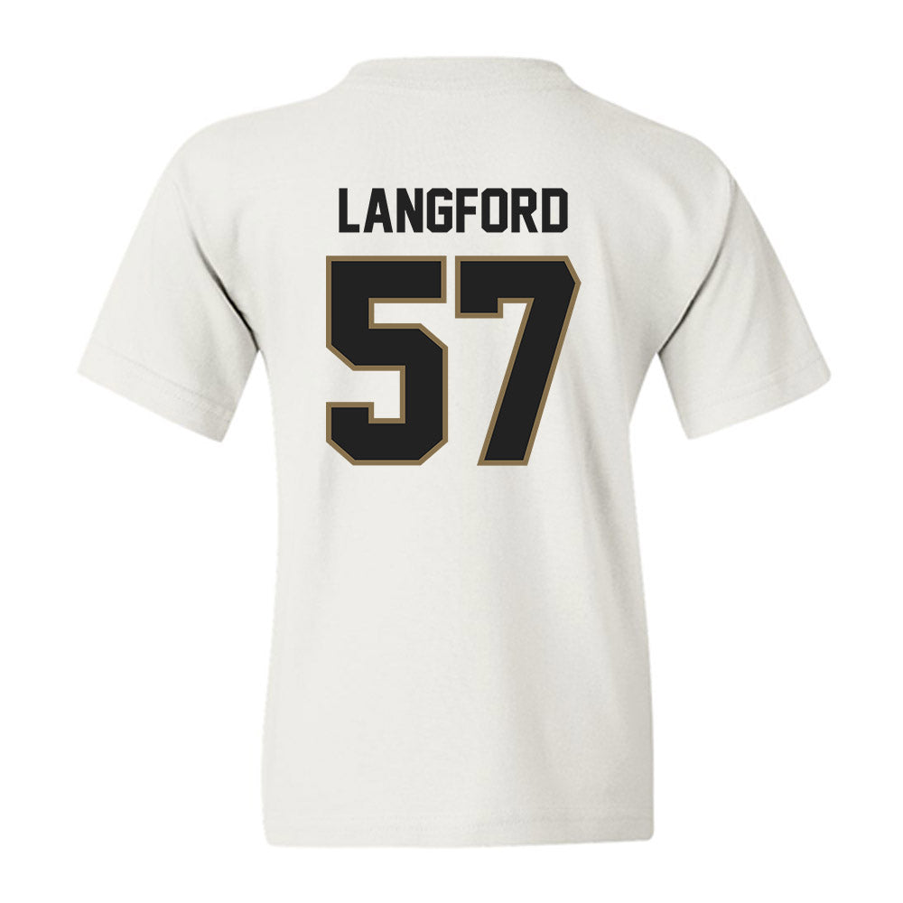 Texas State - NCAA Football : Ian Langford - Youth T-Shirt-1