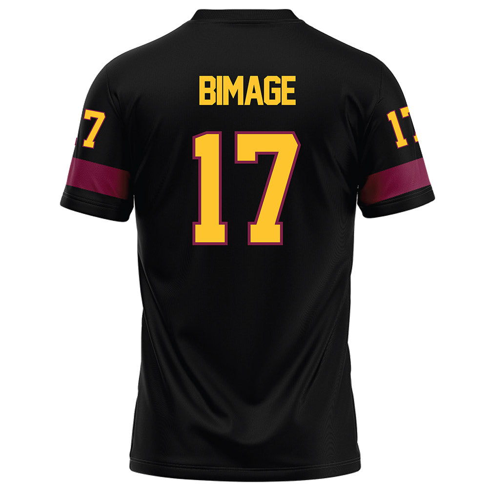 Arizona State - NCAA Football : Rodney Bimage - Black Football Jersey-1
