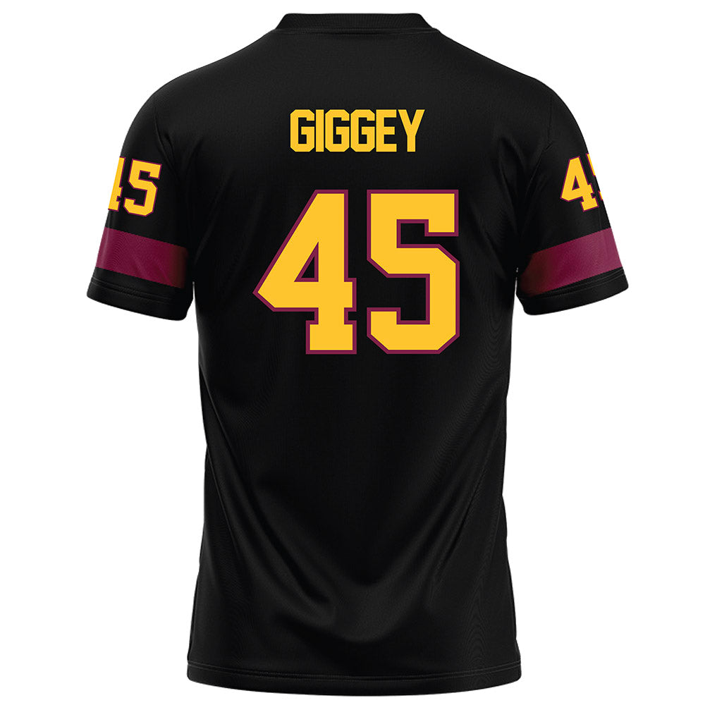 Arizona State - NCAA Football : James Giggey - Black Football Jersey