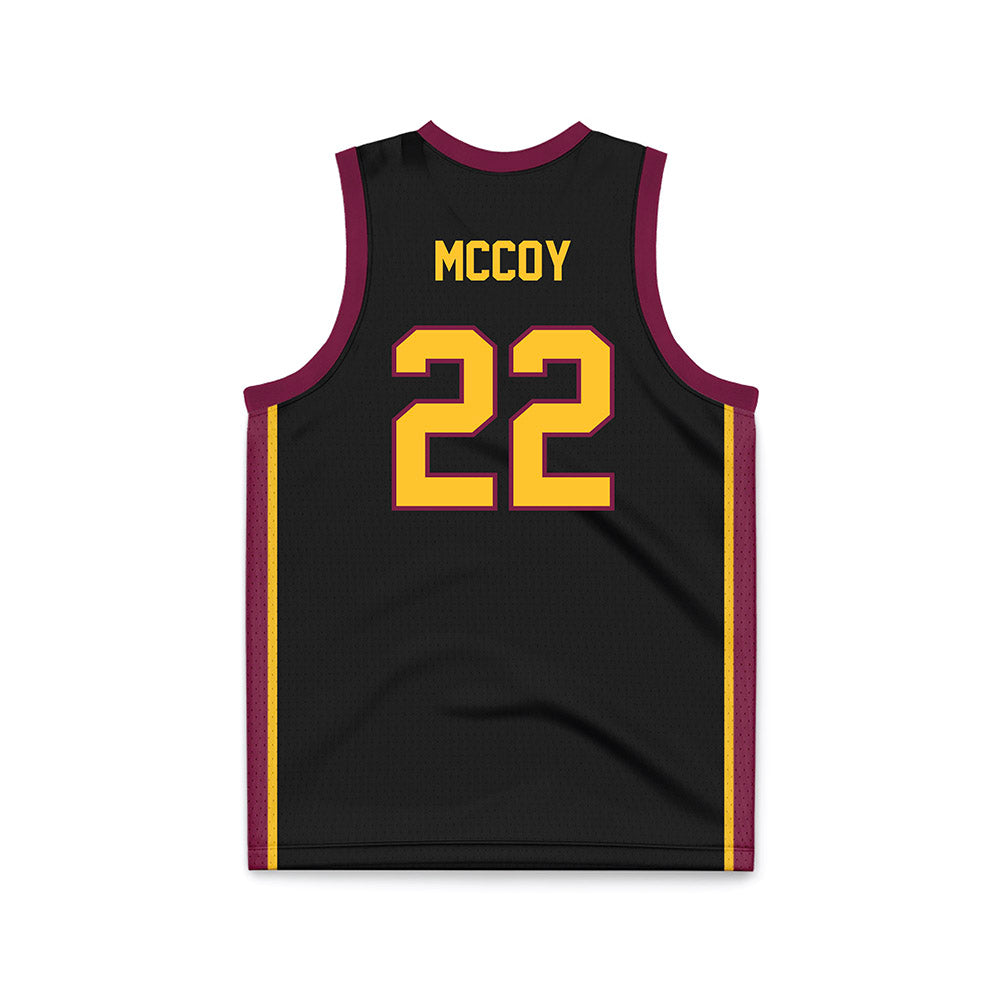 Arizona State - NCAA Men's Basketball : Quentin McCoy - Black Basketball Jersey