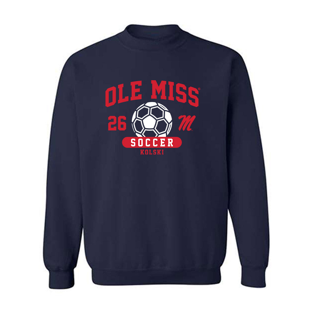 Ole Miss - NCAA Women's Soccer : Allison Kolski - Classic Fashion Shersey Crewneck Sweatshirt-0