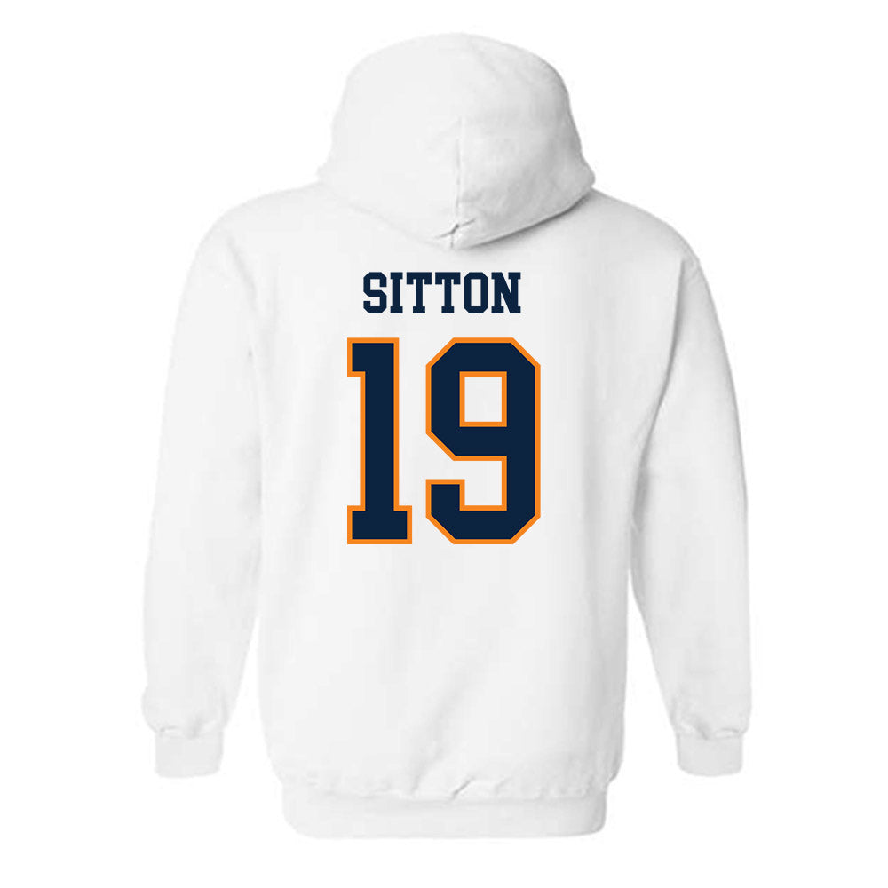 UT Martin - NCAA Baseball : Jacob Sitton - Classic Shersey Hooded Sweatshirt-1