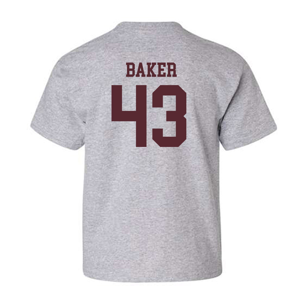 Texas State - NCAA Baseball : Caden Baker - Classic Shersey Youth T-Shirt-1