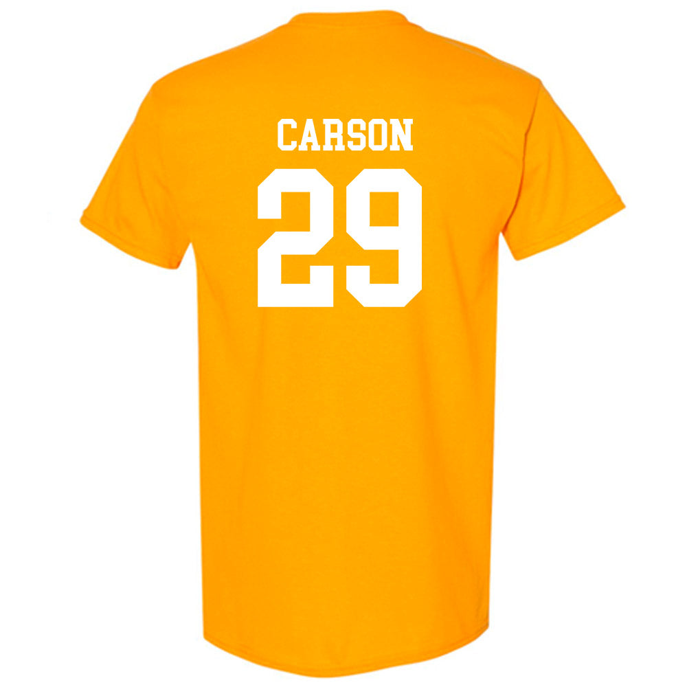Texas State - NCAA Baseball : Tanner Carson - Classic Shersey T-Shirt-1