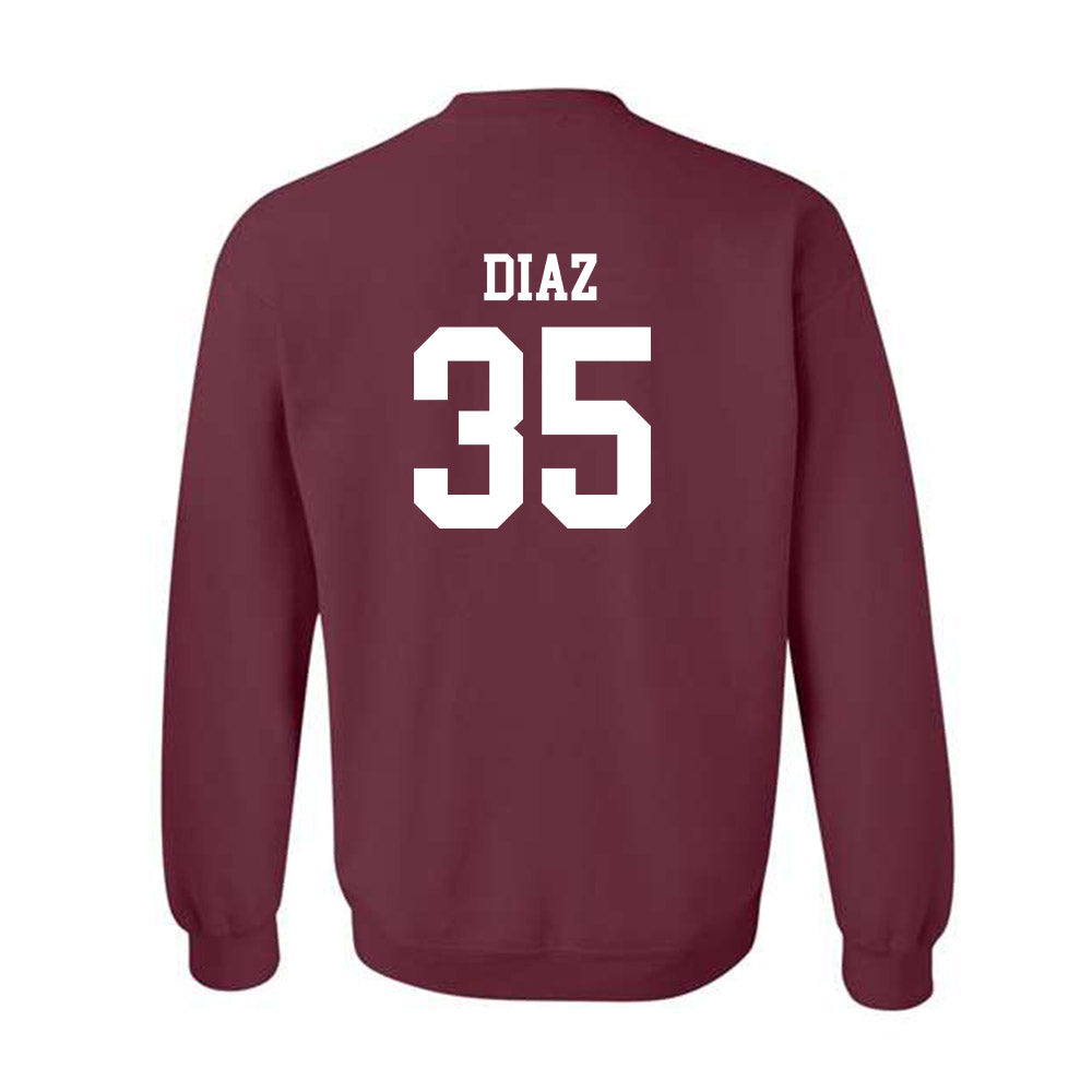Texas State - NCAA Baseball : Colby Diaz - Crewneck Sweatshirt Classic Shersey