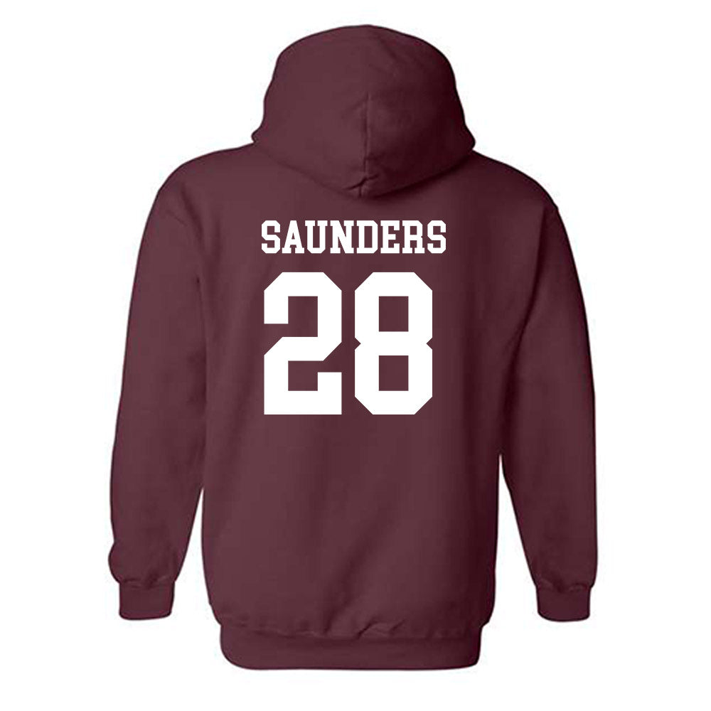 Texas State - NCAA Baseball : Luke Saunders - Classic Shersey Hooded Sweatshirt-1
