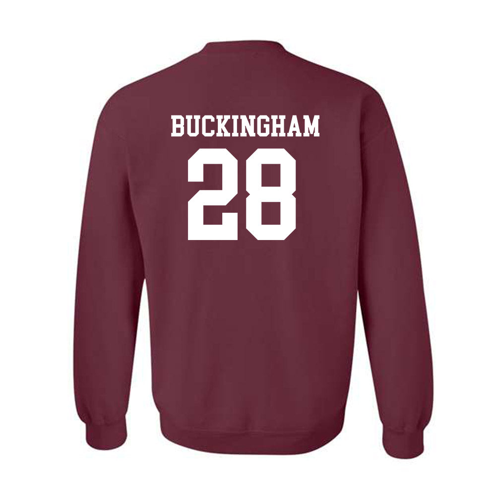 Texas State - NCAA Baseball : Dalton Buckingham - Crewneck Sweatshirt Classic Shersey