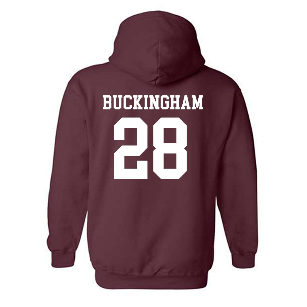 Texas State - NCAA Baseball : Dalton Buckingham - Hooded Sweatshirt Classic Shersey