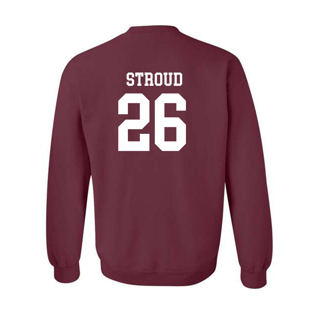 Texas State - NCAA Baseball : Jack Stroud - Crewneck Sweatshirt Classic Shersey