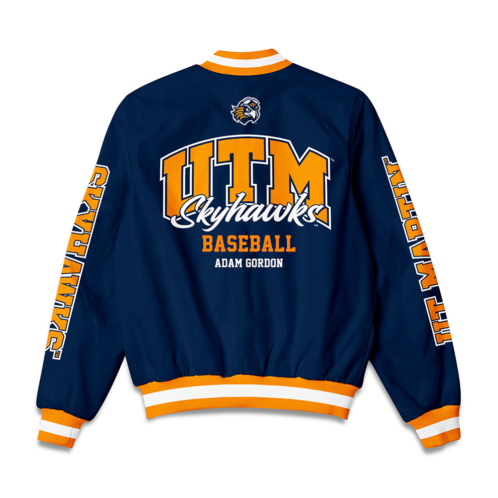 UT Martin - NCAA Baseball : Adam Gordon - Bomber Jacket-1