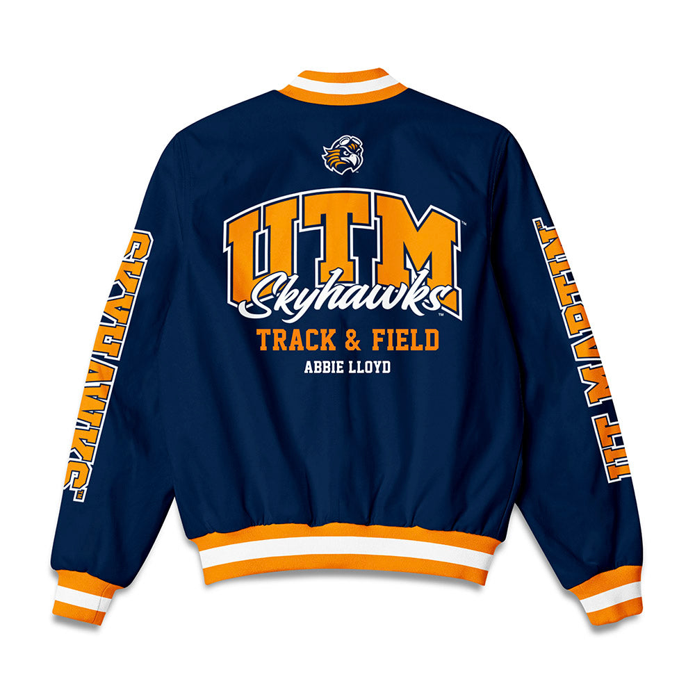 UT Martin - NCAA Women's Track & Field : Abbie Lloyd - Bomber Jacket-1