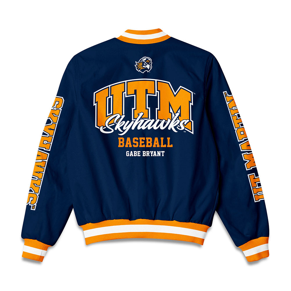 UT Martin - NCAA Baseball : Gabe Bryant - Bomber Jacket-1