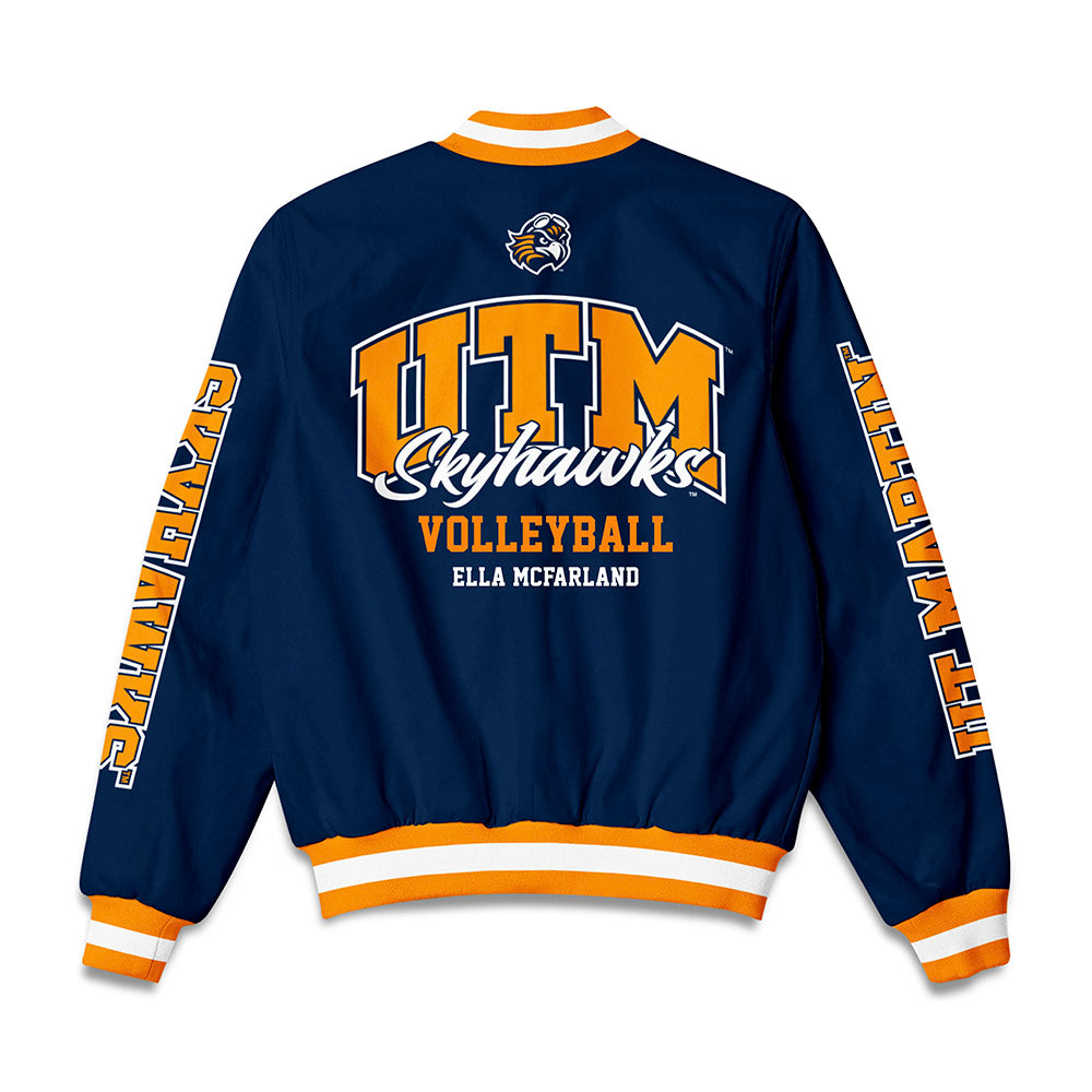 UT Martin - NCAA Women's Volleyball : Ella McFarland - Bomber Jacket-1
