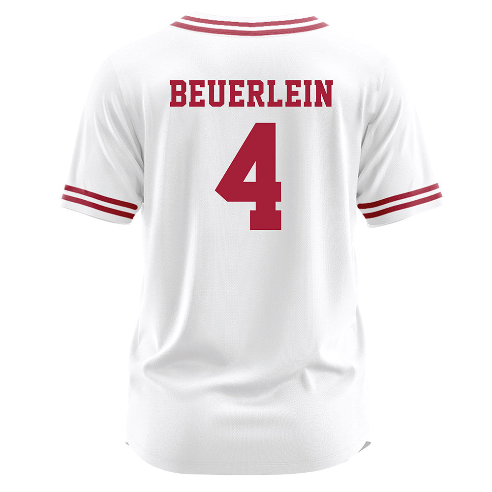 Arkansas - NCAA Softball : Reis Beuerlein - White Softball Jersey