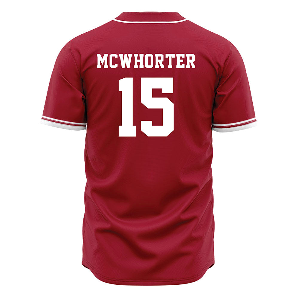 Arkansas - NCAA Softball : Lillie-Faye McWhorter - Cardinal Red Jersey-1