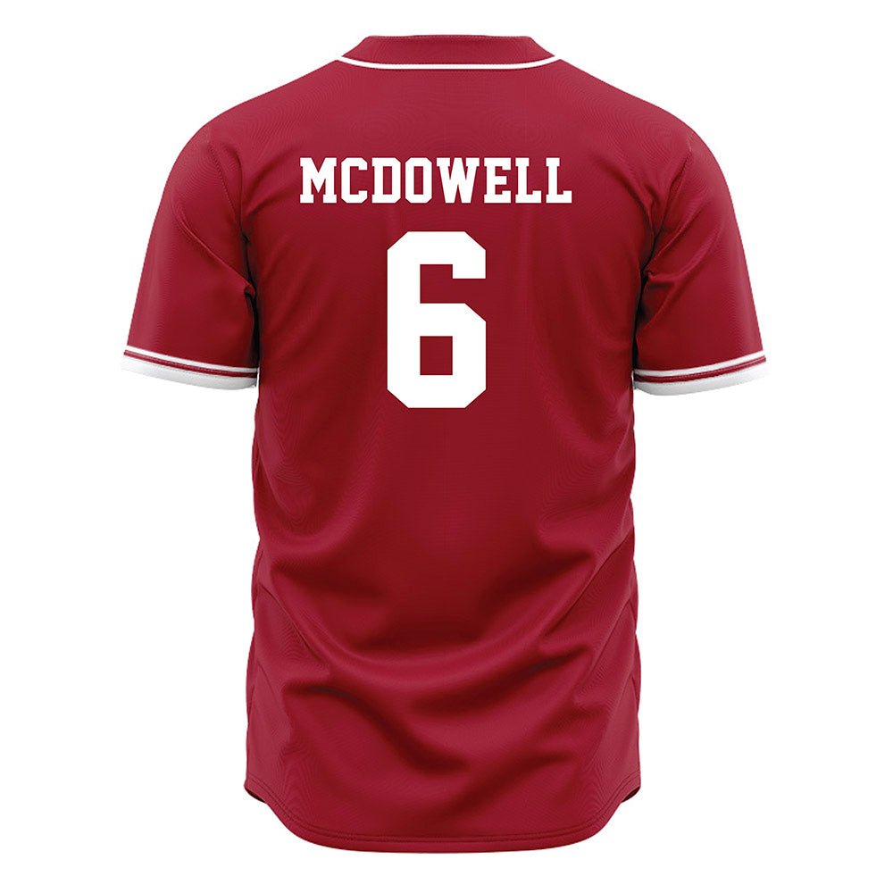 Arkansas - NCAA Softball : Ella McDowell - Cardinal Red Jersey-1
