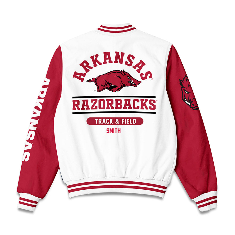 Arkansas - NCAA Men's Track & Field : Jaden Smith - Bomber Jacket