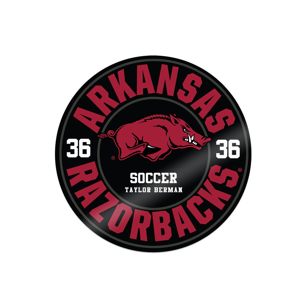 Arkansas - NCAA Women's Soccer : Taylor Berman - Stickers
