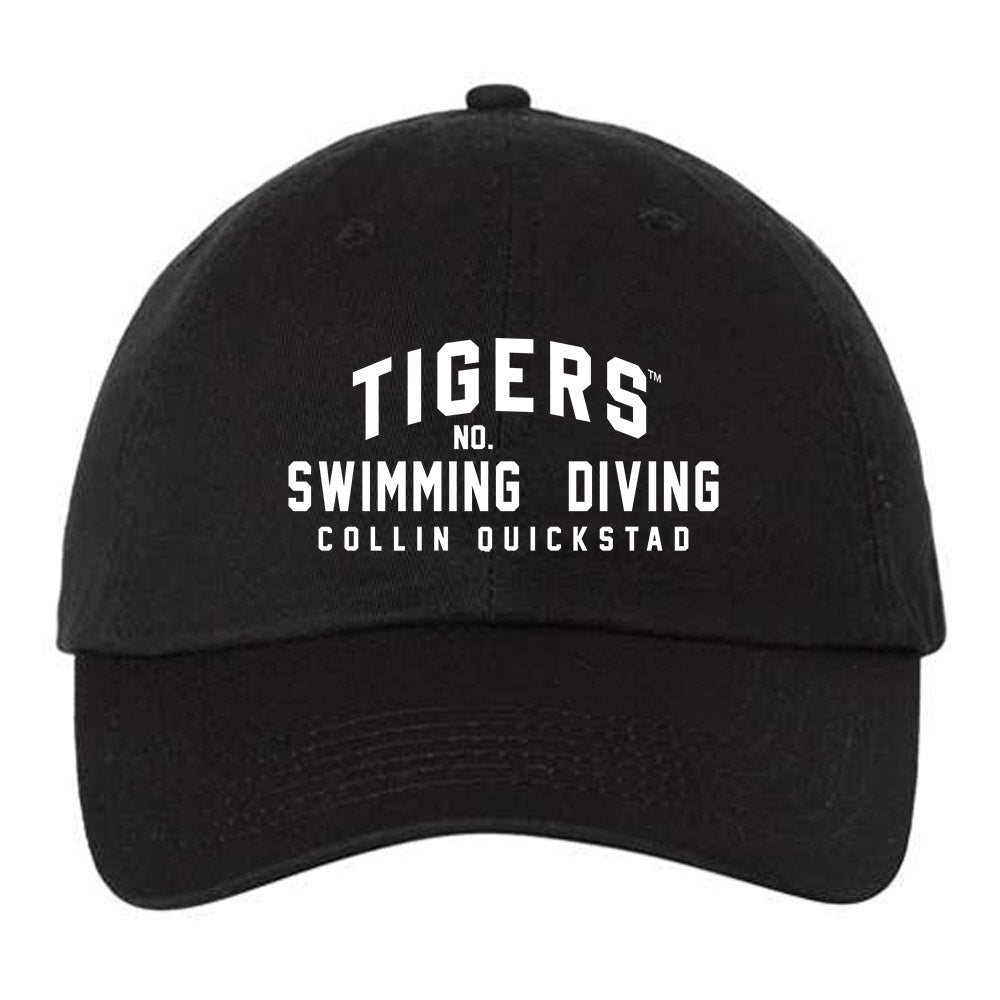LSU - NCAA Men's Swimming & Diving : Collin Quickstad - Dad Hat-0