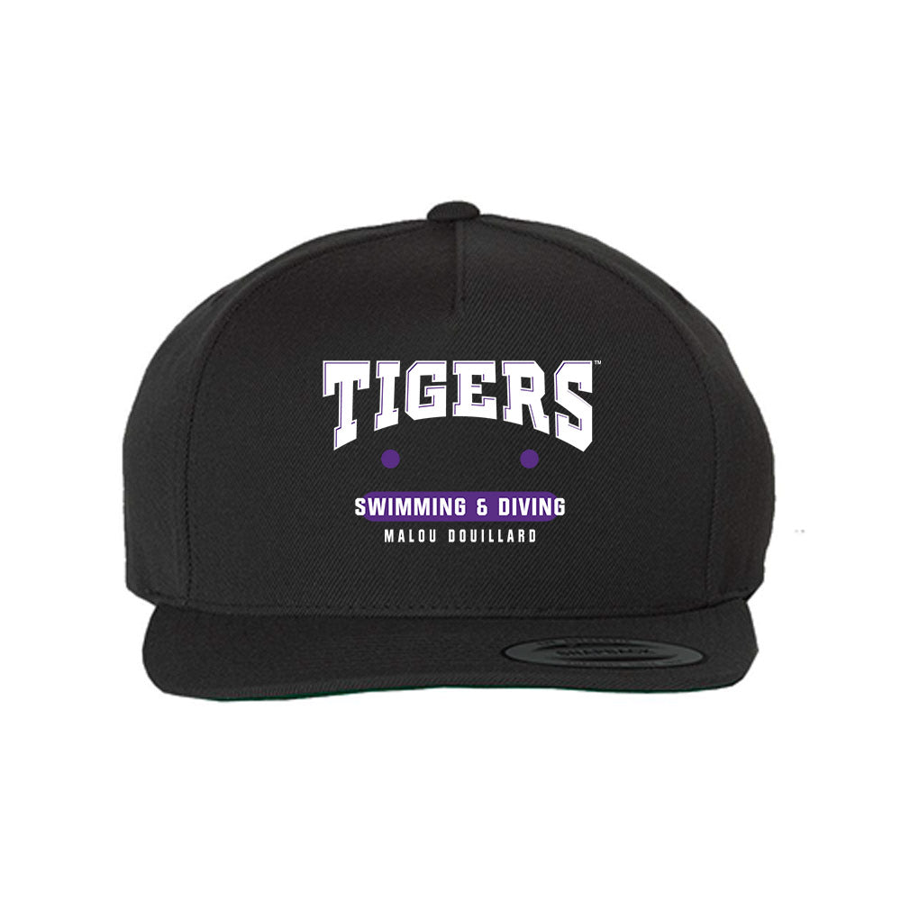 LSU - NCAA Women's Swimming & Diving : Malou Douillard - Snapback Hat-0