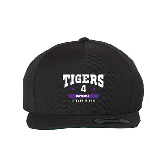 LSU - NCAA Baseball : Steven Milam - Snapback Hat