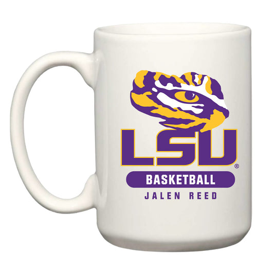 LSU - NCAA Men's Basketball : Jalen Reed - Coffee Mug