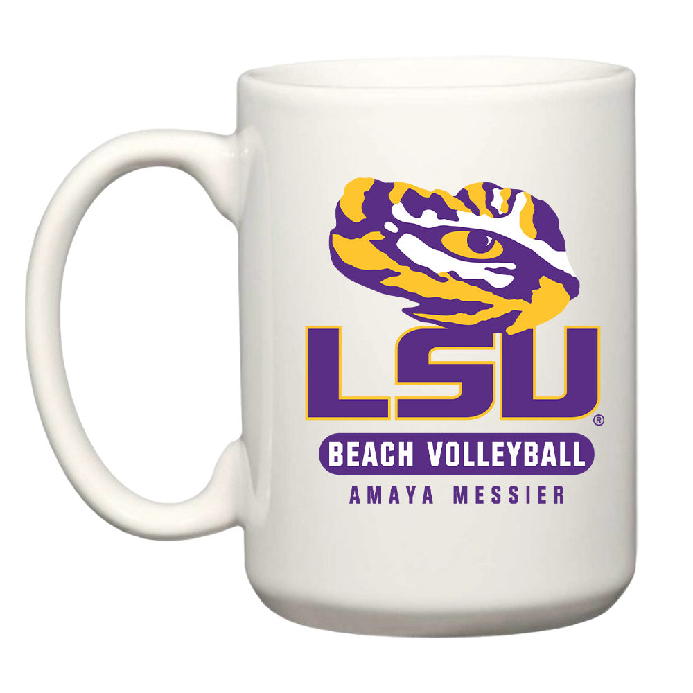 LSU - NCAA Beach Volleyball : Amaya Messier - Coffee Mug