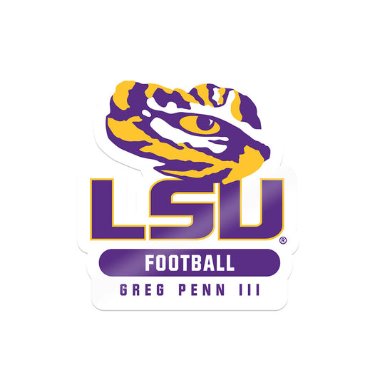 LSU - NCAA Football : Greg Penn III - Sticker