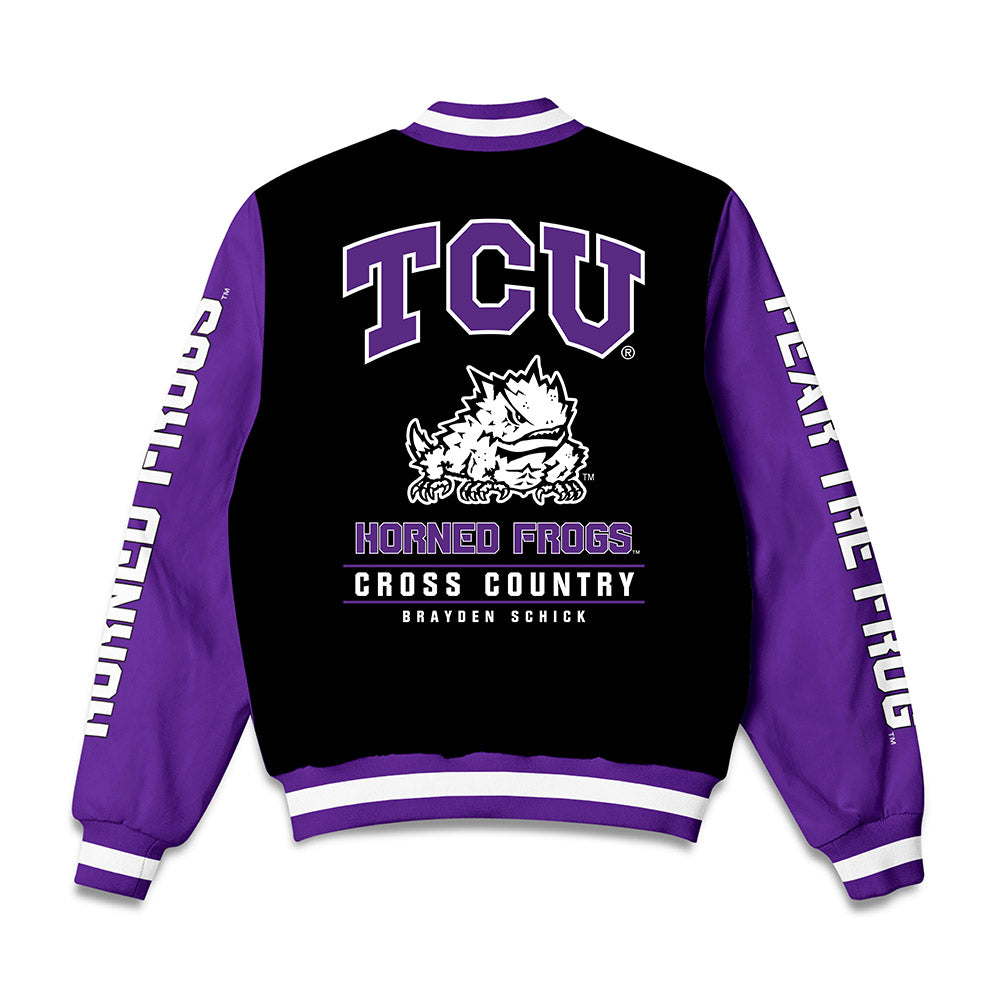TCU - NCAA Men's Cross Country : Brayden Schick - Bomber Jacket-1