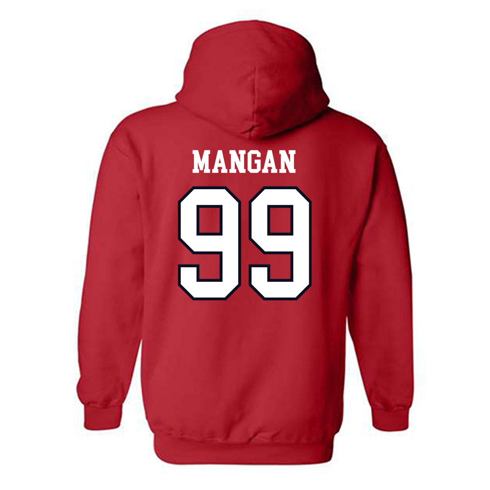 St. Johns - NCAA Men's Lacrosse : Luke Mangan - Hooded Sweatshirt Sports Shersey