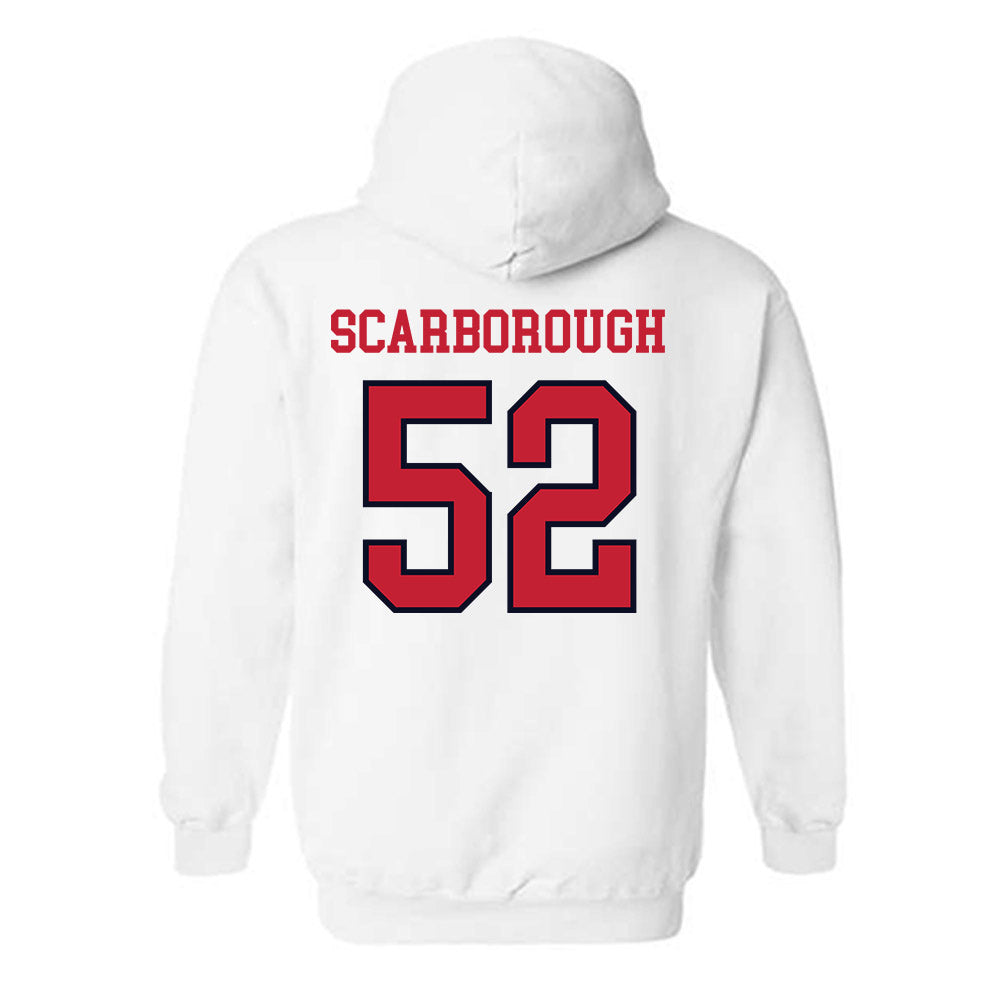 St. Johns - NCAA Men's Lacrosse : Patrick Scarborough - Sports Shersey Hooded Sweatshirt-1