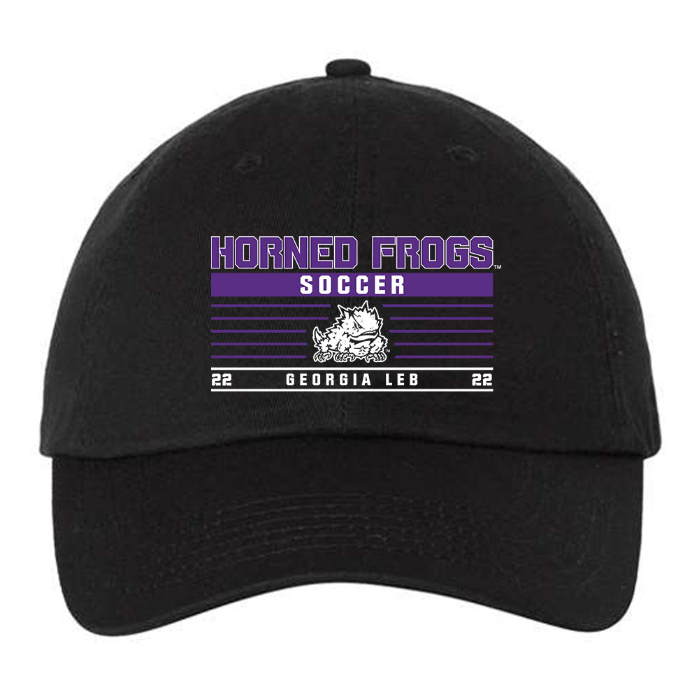 TCU - NCAA Women's Soccer : Georgia Leb - Dad Hat-0