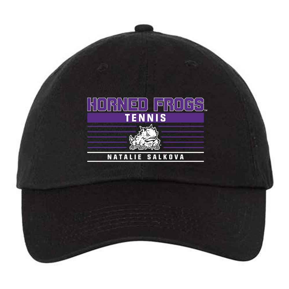 TCU - NCAA Women's Tennis : Natalie Salkova - Dad Hat-0