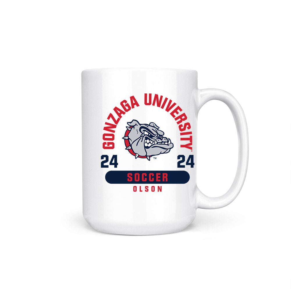 Gonzaga - NCAA Men's Soccer : Morgan Olson - Coffee Mug-0
