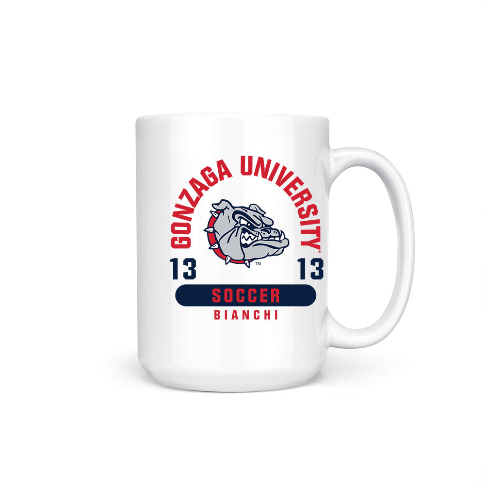 Gonzaga - NCAA Men's Soccer : Nicholas Bianchi - Coffee Mug-0