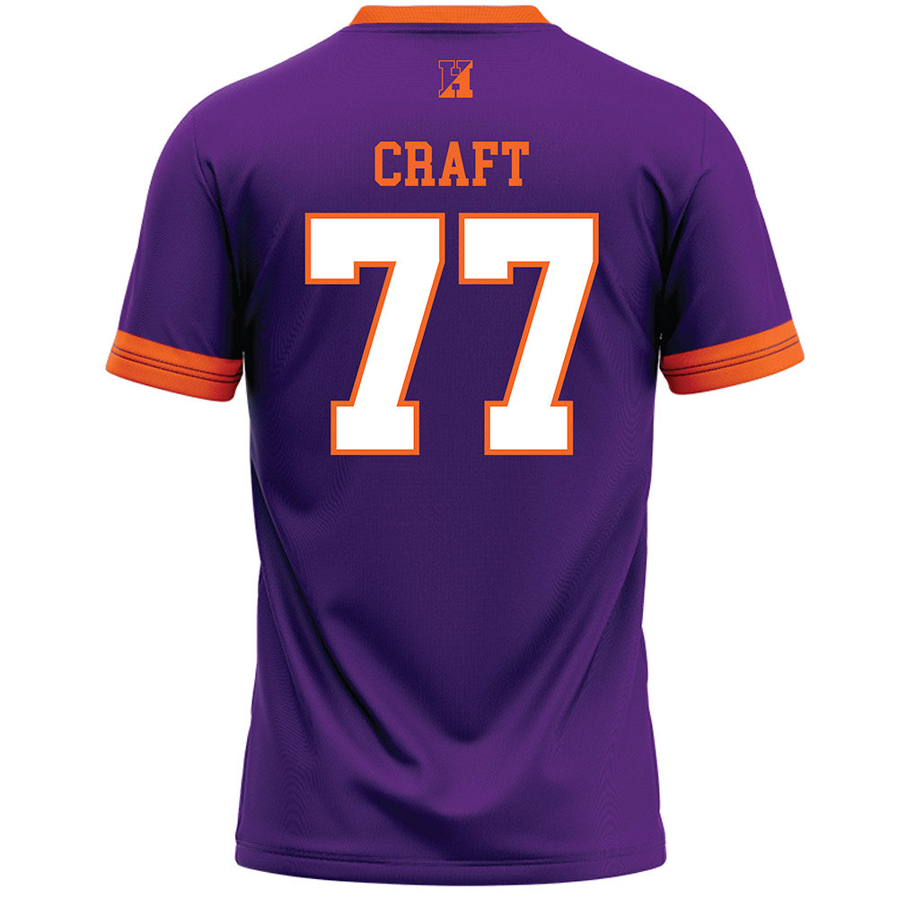 HWS - NCAA Men's Lacrosse : Colman Craft - Purple Lacrosse Jersey-1