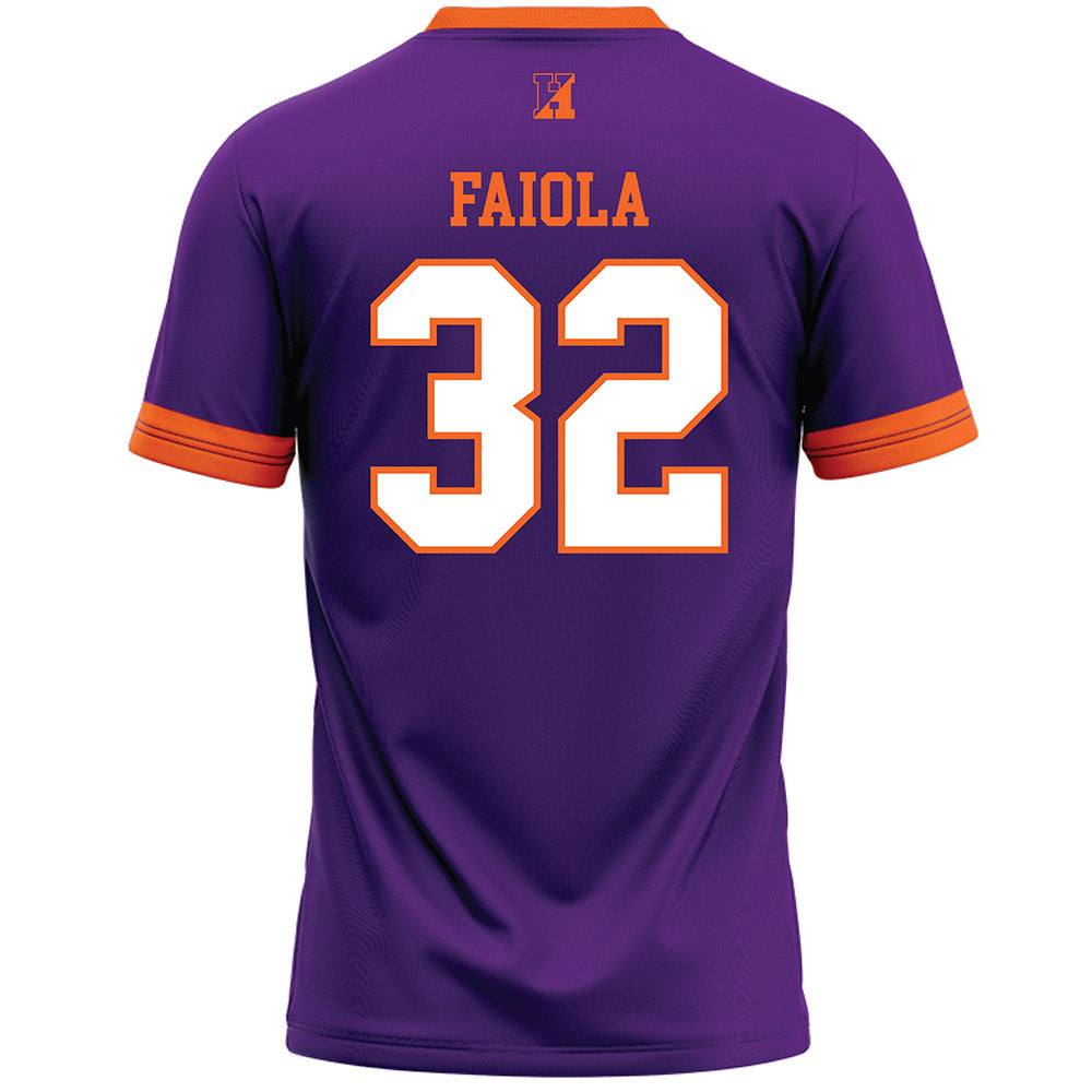 HWS - NCAA Men's Lacrosse : Jackson Faiola - Purple Lacrosse Jersey-1