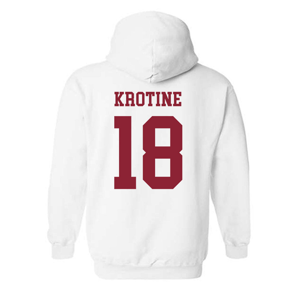 SCU - NCAA Softball : Claire Krotine - Classic Shersey Hooded Sweatshirt-1