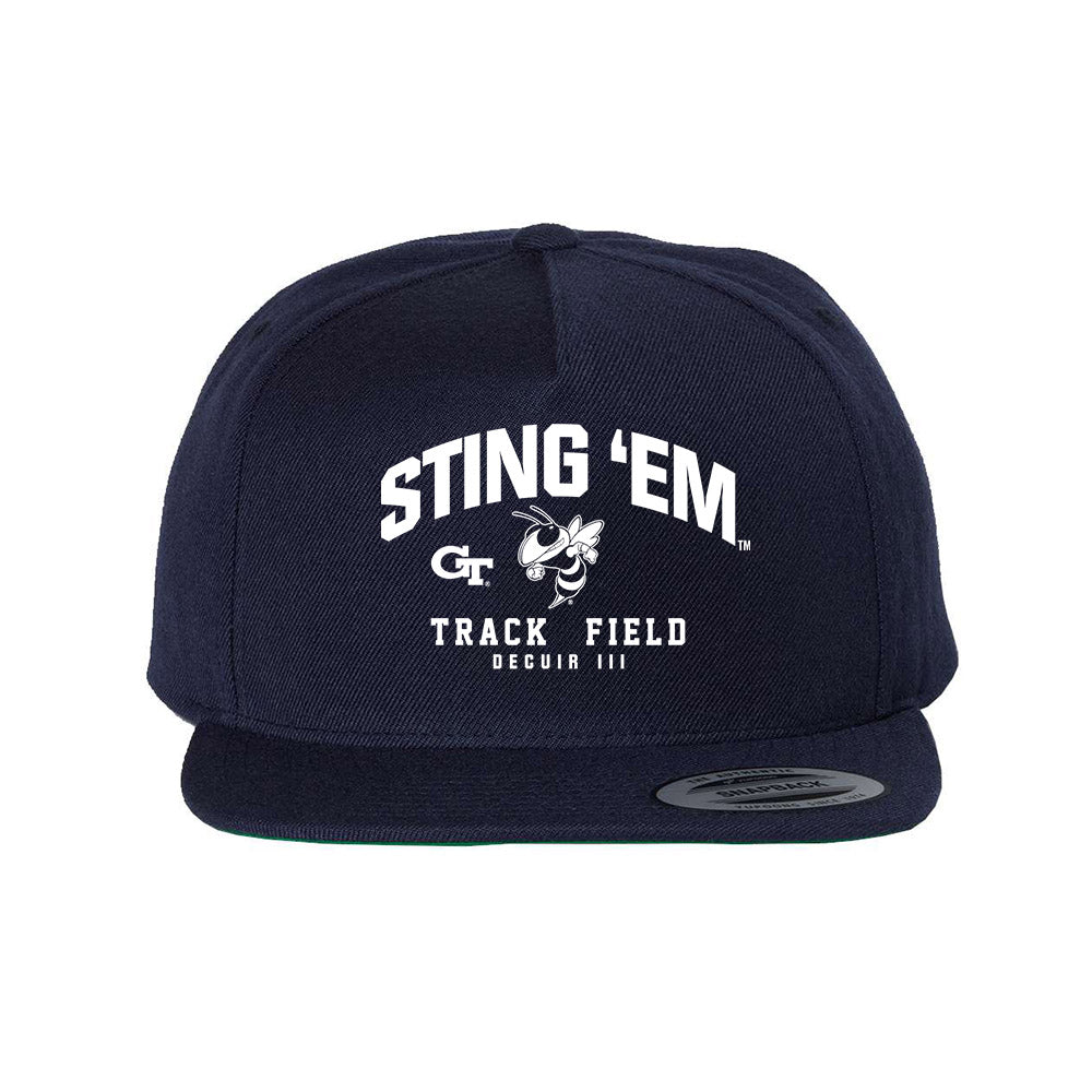 Georgia Tech - NCAA Men's Track & Field : Winston DeCuir III - Snapback Hat-0