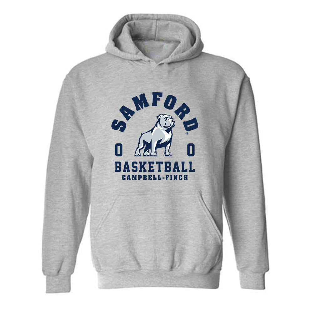 Samford - NCAA Men's Basketball : Isaiah Campbell-Finch - Fashion Shersey Hooded Sweatshirt-0