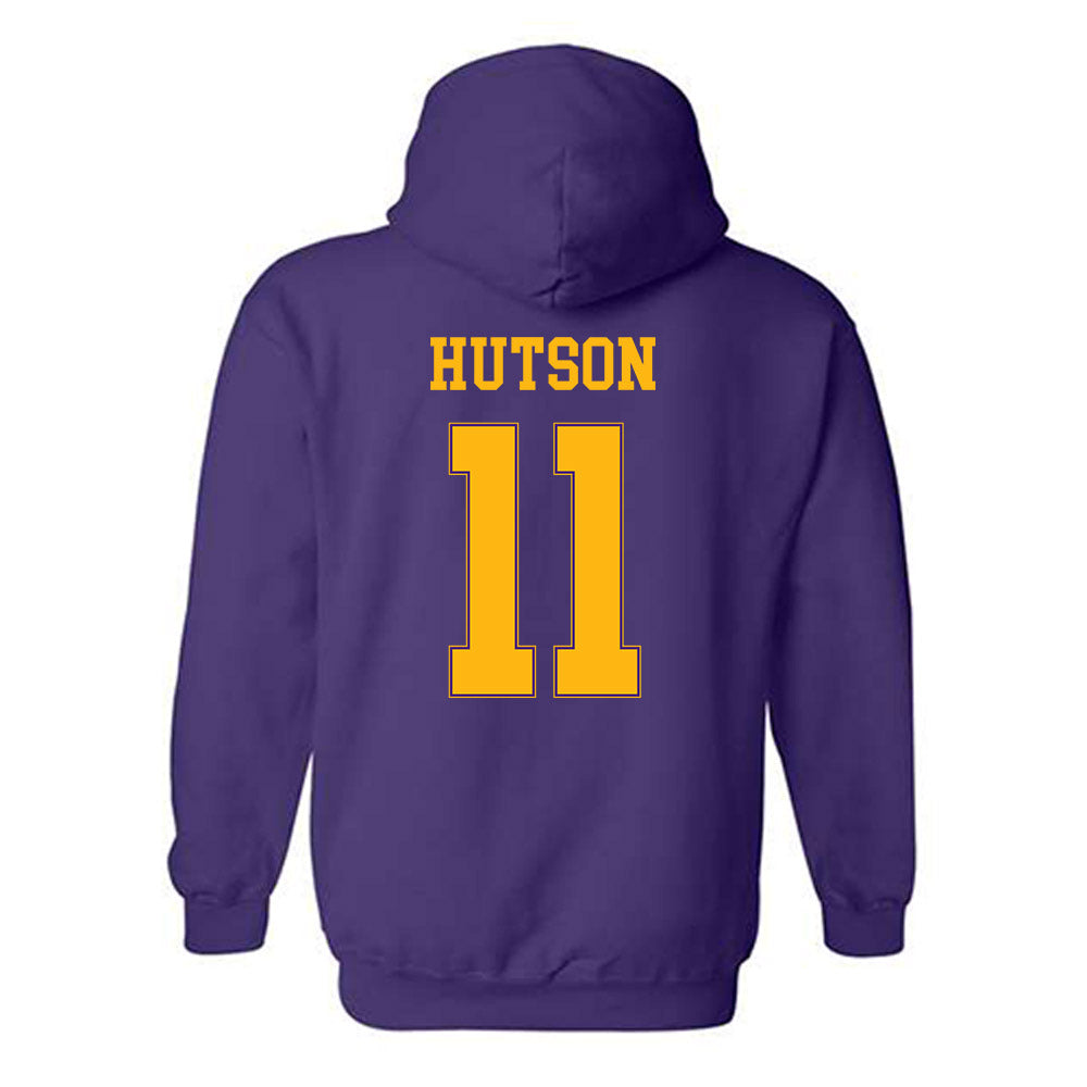 Northern Iowa - NCAA Men's Basketball : Jacob Hutson - Classic Shersey Hooded Sweatshirt-1