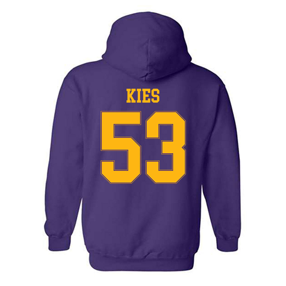 Northern Iowa - NCAA Football : Jarrett Kies - Classic Shersey Hooded Sweatshirt-1
