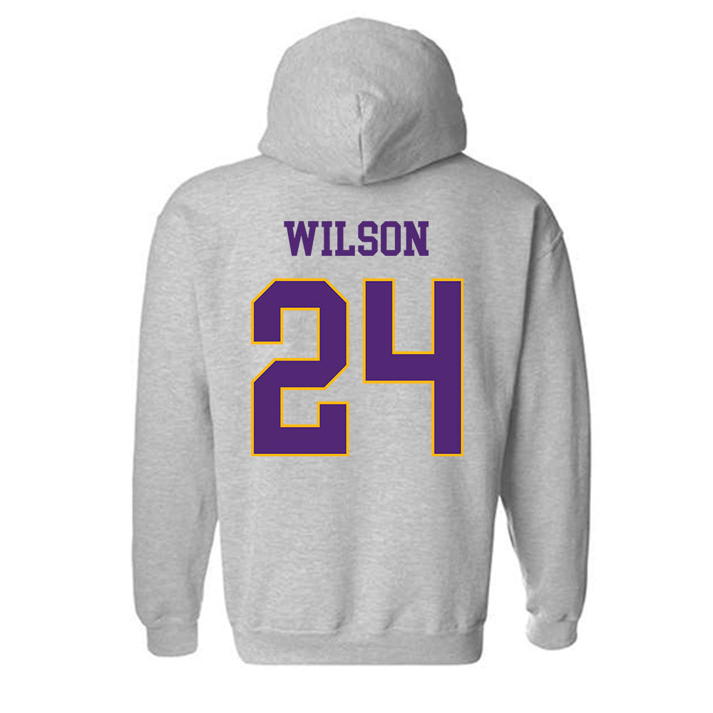 Northern Iowa - NCAA Men's Basketball : Jalen Wilson - Classic Shersey Hooded Sweatshirt-1