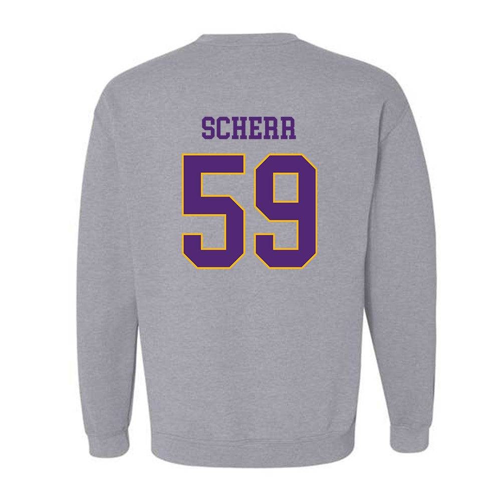 Northern Iowa - NCAA Football : Tom Scherr - Classic Shersey Crewneck Sweatshirt-1